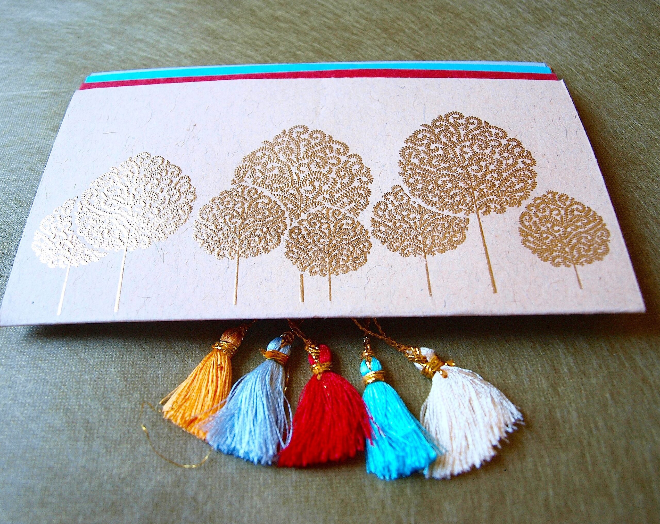 Gold Trees Envelope Set - Image 2