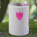 Pink toilet roll