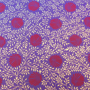 Wrapping Paper - Red, Gold and Purple