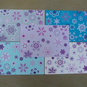 Winter Snow Card Set