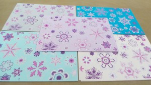 Winter Snow Card Set