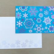 Winter Snow Card