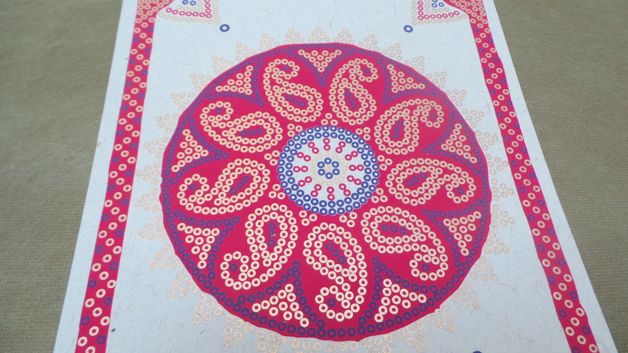 Pink Circle Flower Card Set - Image 5