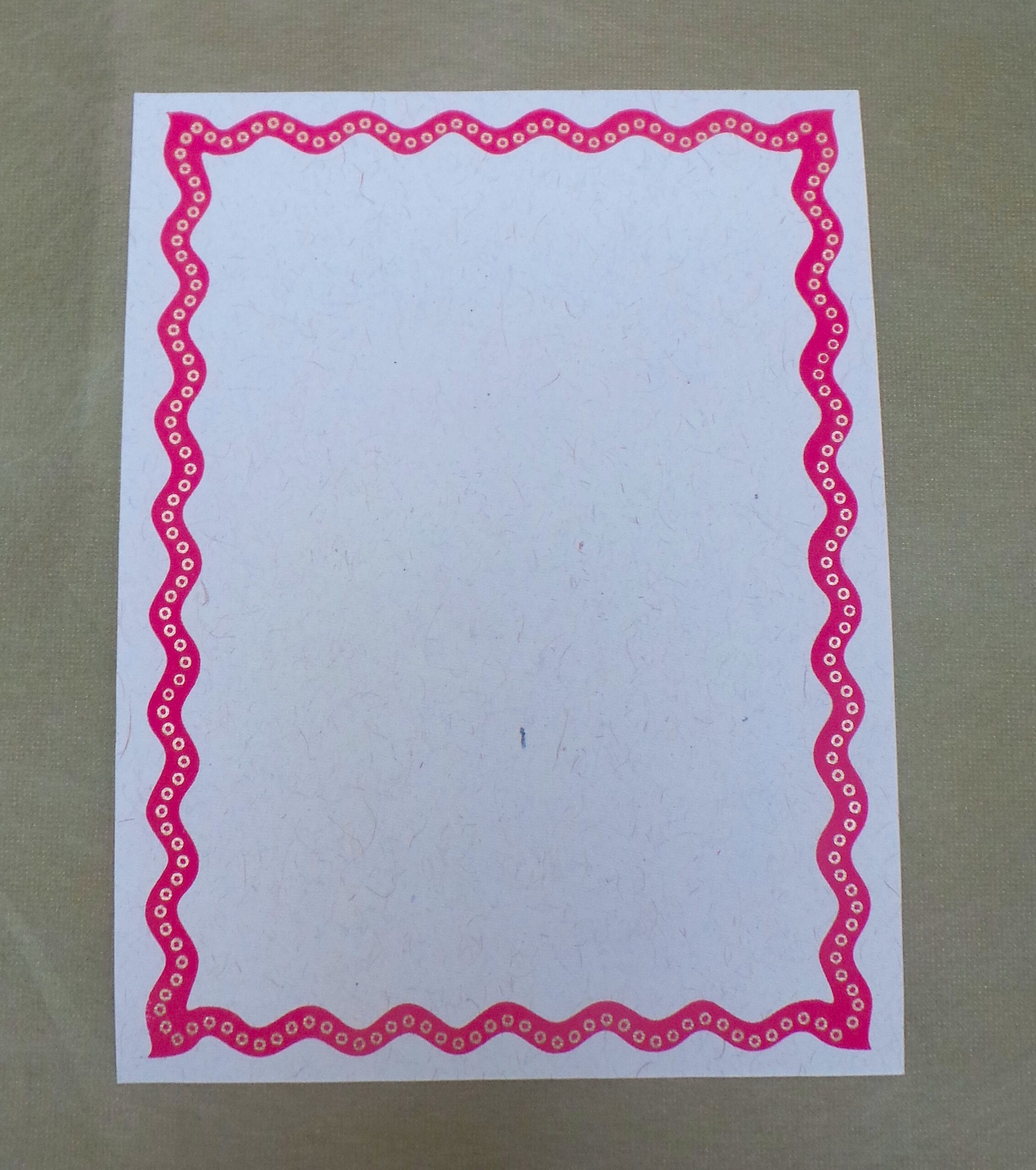Pink Circle Flower Card Set - Image 3