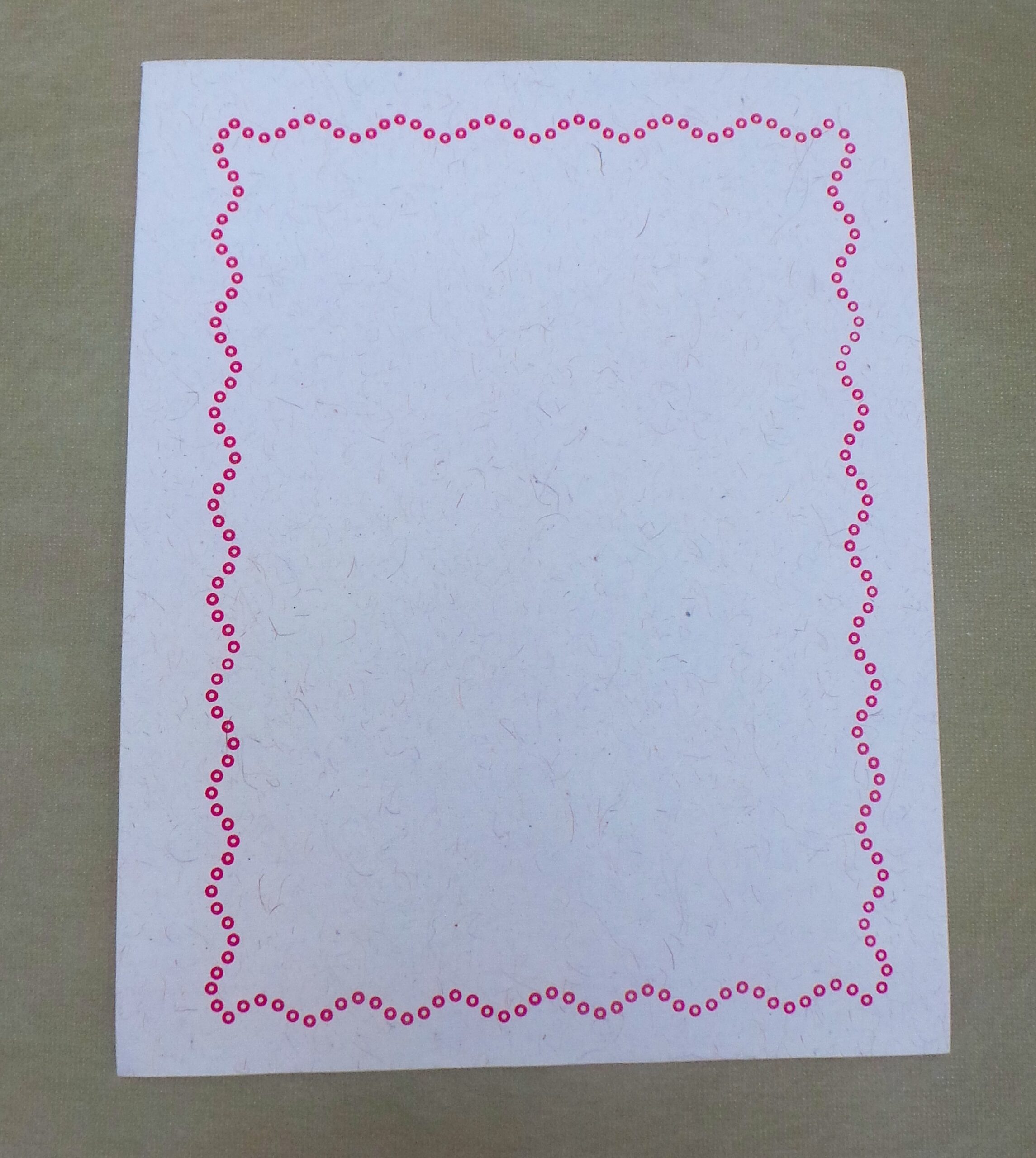 Pink Circle Flower Card Set - Image 4