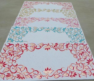 Flower Frame Envelope Set