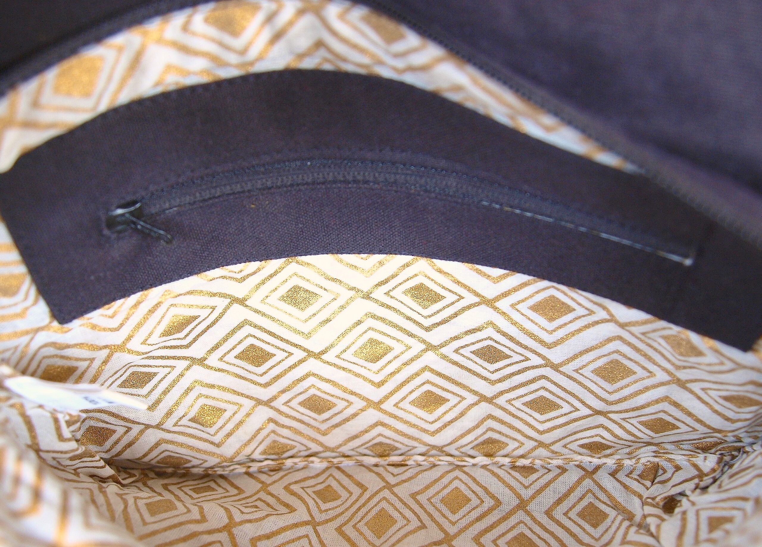 Black Fabric Bag - Image 2