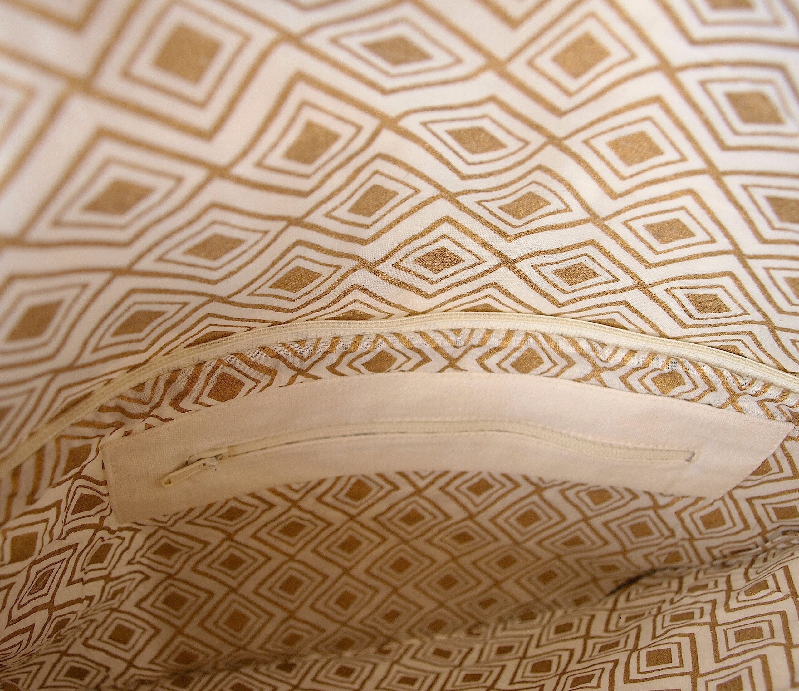 Golden Beads Fabric Bag - Image 2