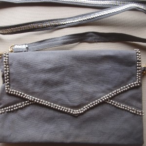 Grey Fabric Bag