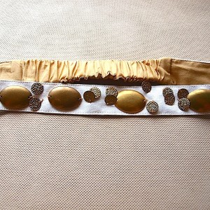 Fabric Beaded Belt