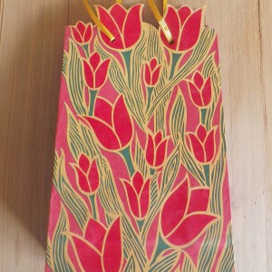 Tulip Bag - Red and Green