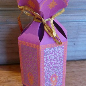 Bonbon Box -  orange and purple