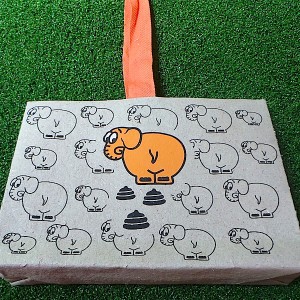 Elephant Poo Book Bag - Orange