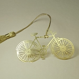 Bicycle Brass Bookmark