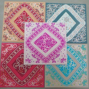 Floral Diamond Card Set