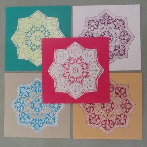 Ornamental Flower Card Set