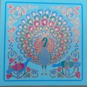 Peacock Card