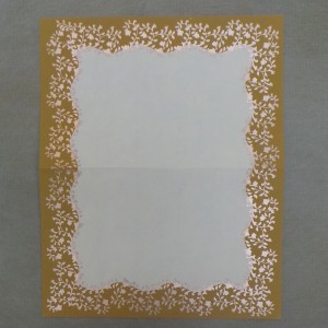 Gold Vine Writing Paper Set