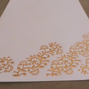 Gold Embossed writing Paper