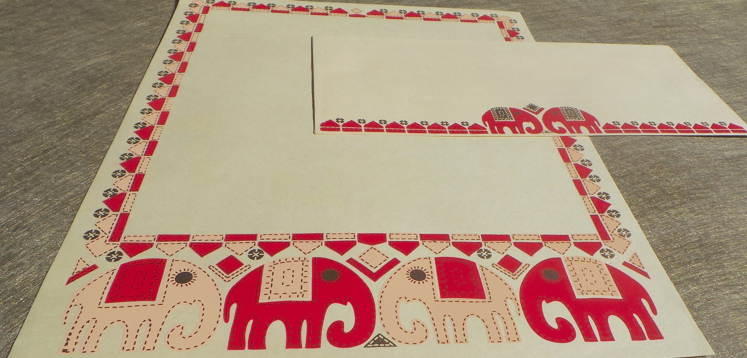 Playful Elephant Writing Paper Set - Image 3