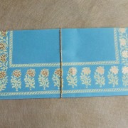 Blue Flower Stem Envelope – Front